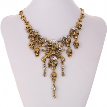 Pirat Skull Bones Collier